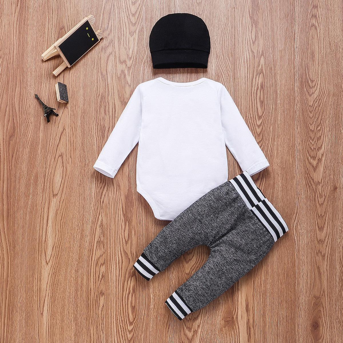 Newborn Infant Baby Boy Clothes Sets 3pcs Little