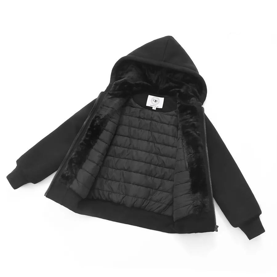 AP Winter Hoodie Children's sweatshirts two layer thicken teen boys