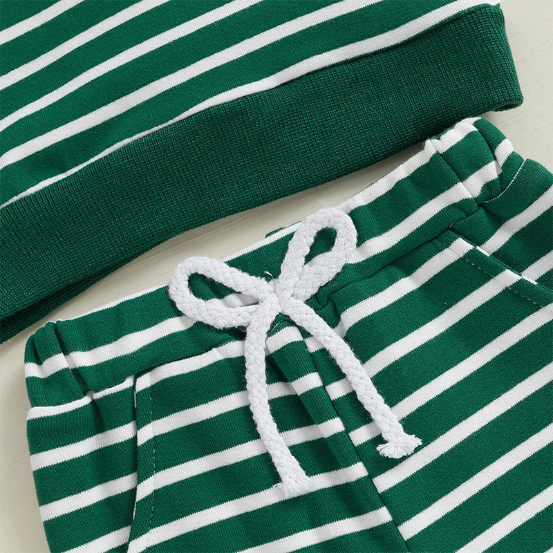 Lioraitiin 3M-3Y Toddler Baby Boy St Patricks Day Outfit Clover