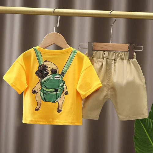 2PCS Children Clothing mother Kids Clothes Children's Sets Boys