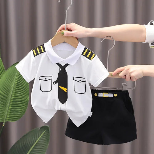 2PCS Children Clothing mother Kids Clothes Children's Sets Boys