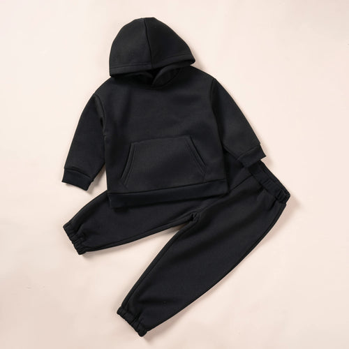2023 Winter Children Hooded Tracksuits Suits 0-6Y Toddler Boys Girls