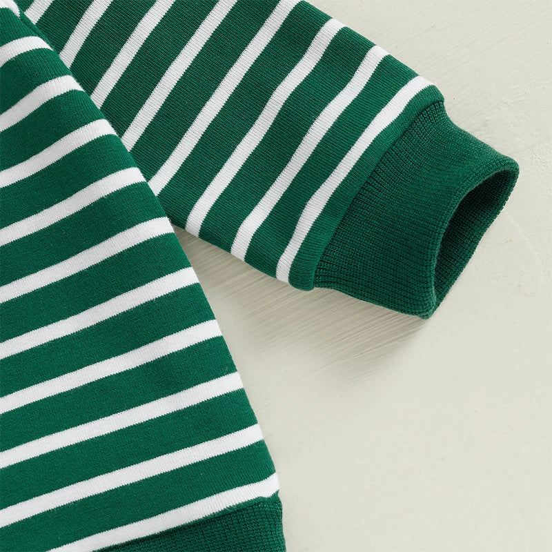 Lioraitiin 3M-3Y Toddler Baby Boy St Patricks Day Outfit Clover
