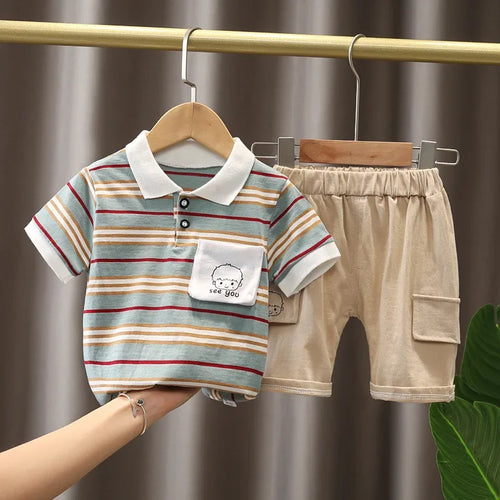 2PCS Children Clothing mother Kids Clothes Children's Sets Boys