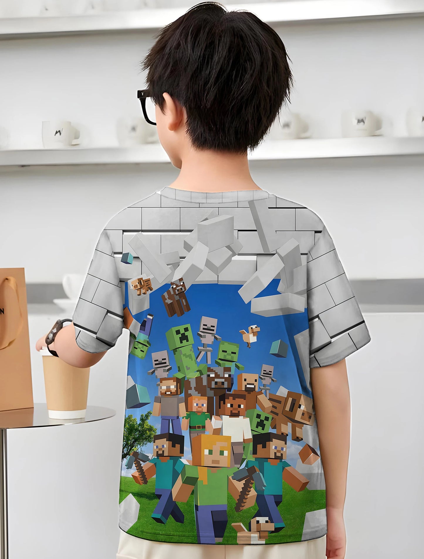 Popular Game Kids Summer Clothes Children's Boy's Clothing T-shirt for