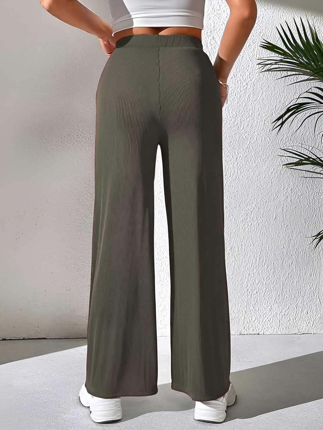 Women Korean Trousers | Women High-Waisted Trousers | KOREAN-COCO-M