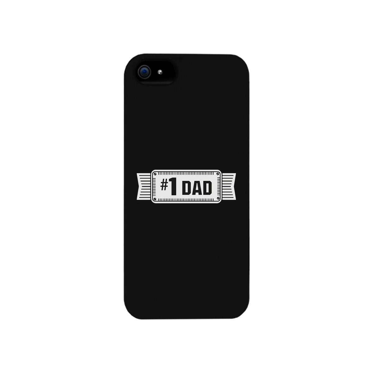 #1 Dad Black Phone Case