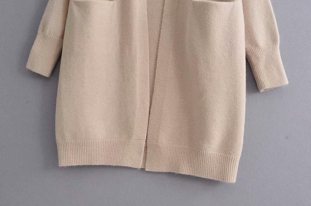 Lazy V-neck Oversize Long Sweater Cardigans Jacket Coat New Women