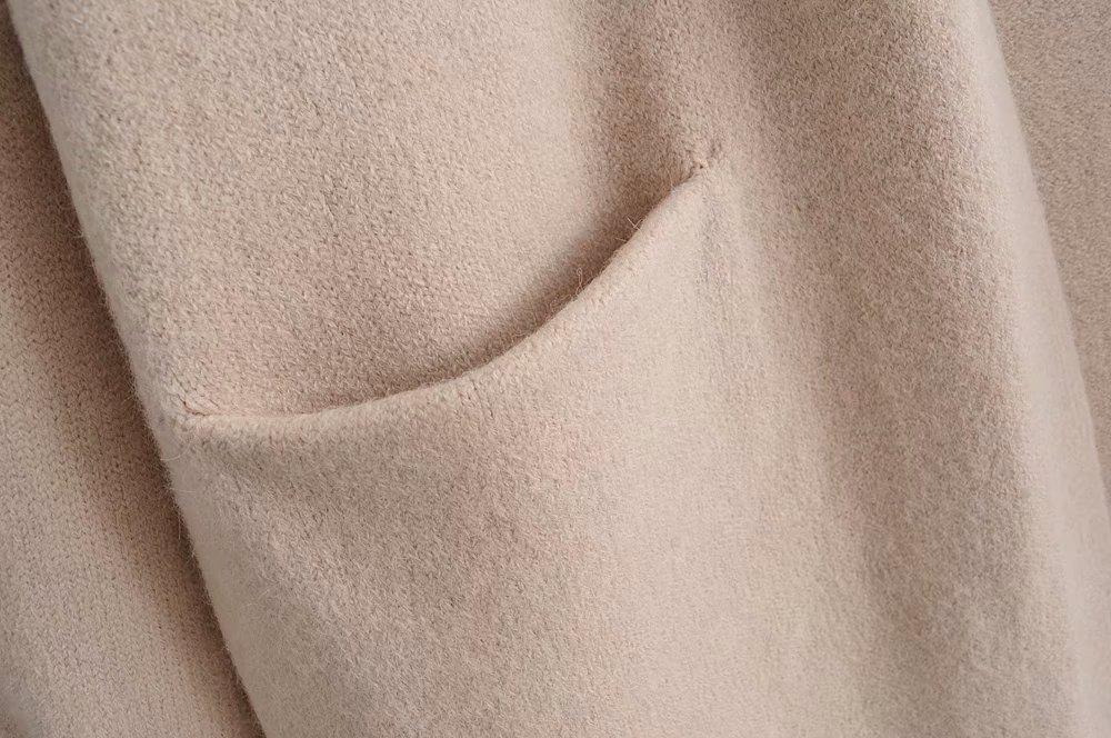 Lazy V-neck Oversize Long Sweater Cardigans Jacket Coat New Women