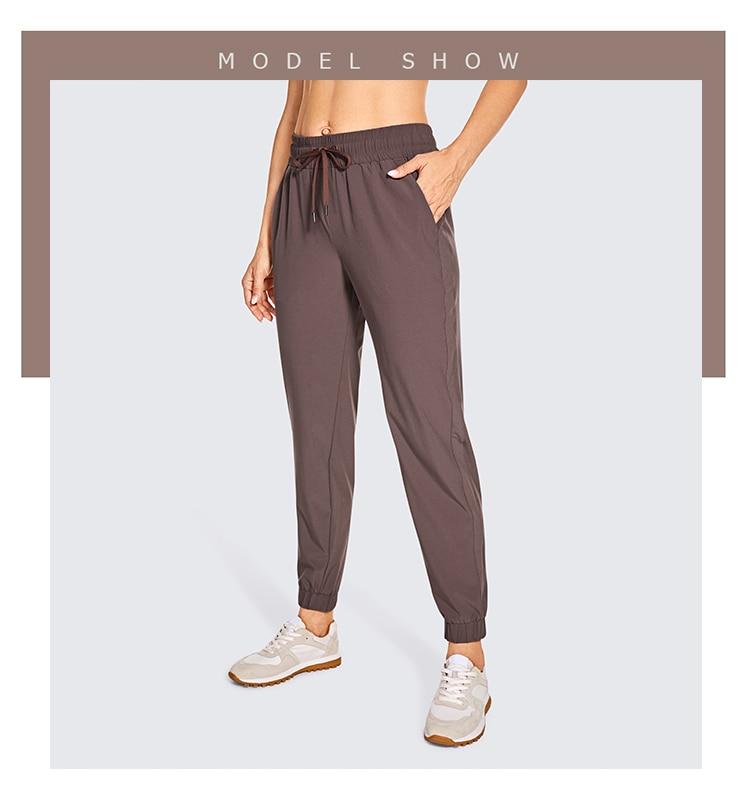 Women's Lightweight Joggers Pants With Pockets Drawstring Elastic