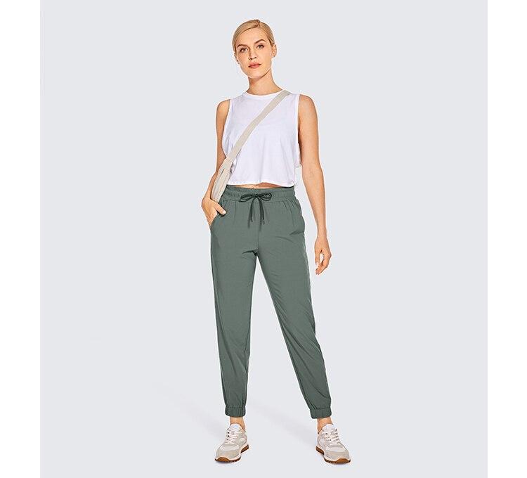 Women's Lightweight Joggers Pants With Pockets Drawstring Elastic