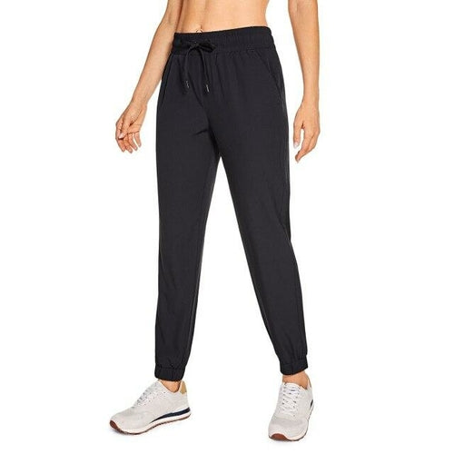 Women's Lightweight Joggers Pants With Pockets Drawstring Elastic