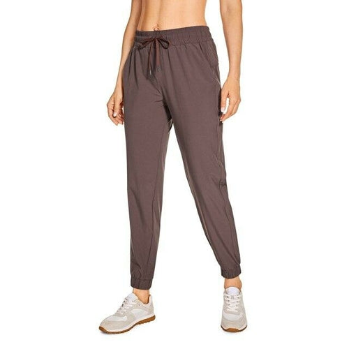 Women's Lightweight Joggers Pants With Pockets Drawstring Elastic