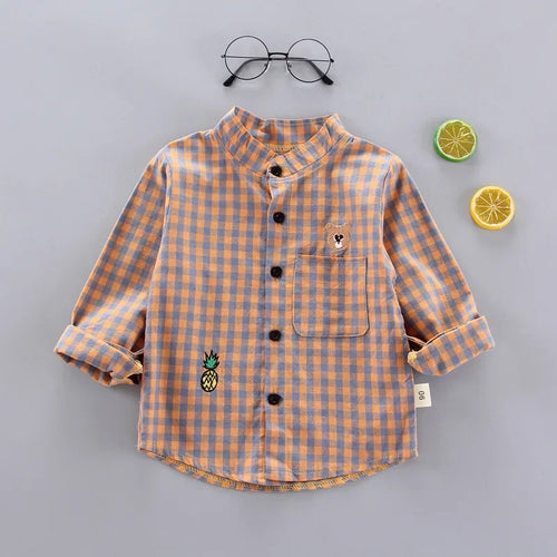 DIIMUU Spring Autumn Kids Baby Boys Cotton Clothes Shirt Toddler Girls