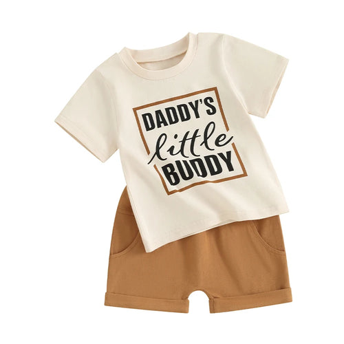 2024-02-01 Lioraitiin Toddler Baby Boy Summer Clothes Daddy s Little