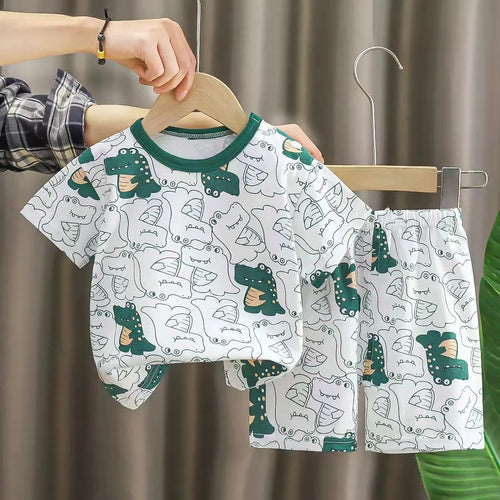 Kids Clothes Children's Sets Boys Girl T-shirt Shorts 2PCS Summer
