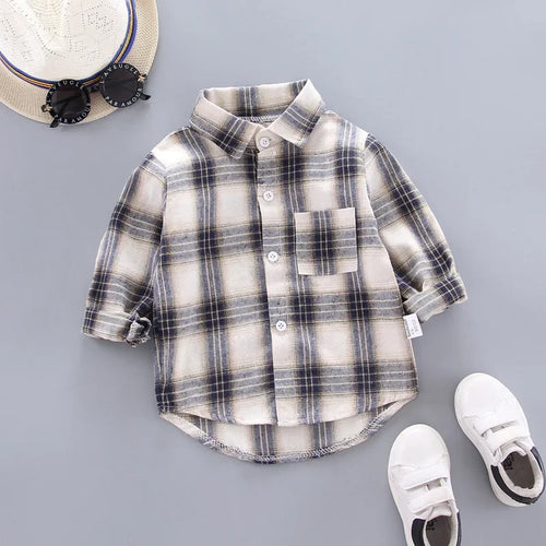 DIIMUU Spring Autumn Kids Baby Boys Cotton Clothes Shirt Toddler Girls