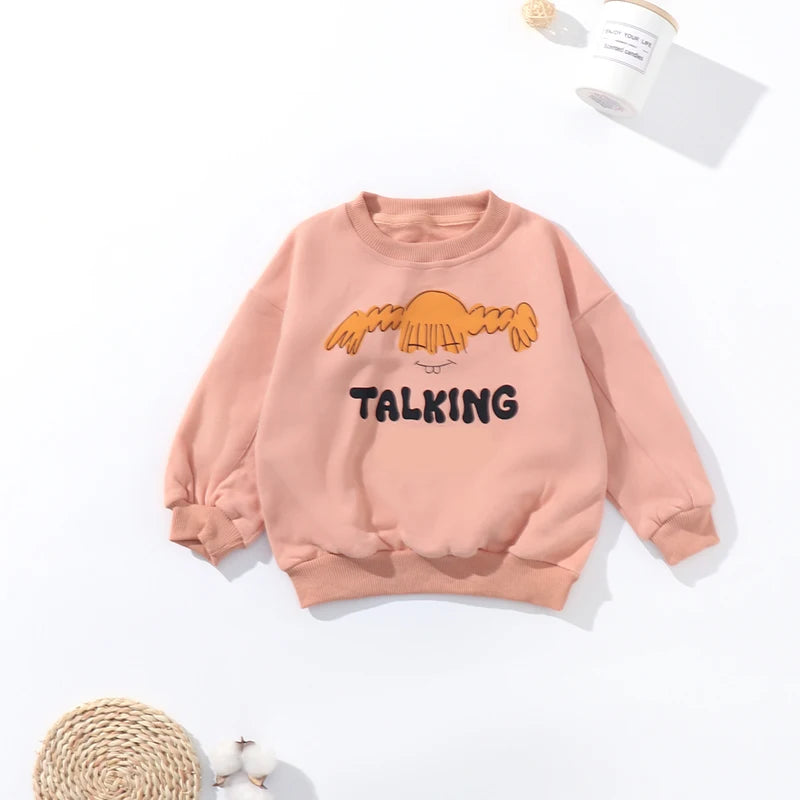 INS 2024 Korean Childrens Autumn Winter Clothes for Girls Boys Babi