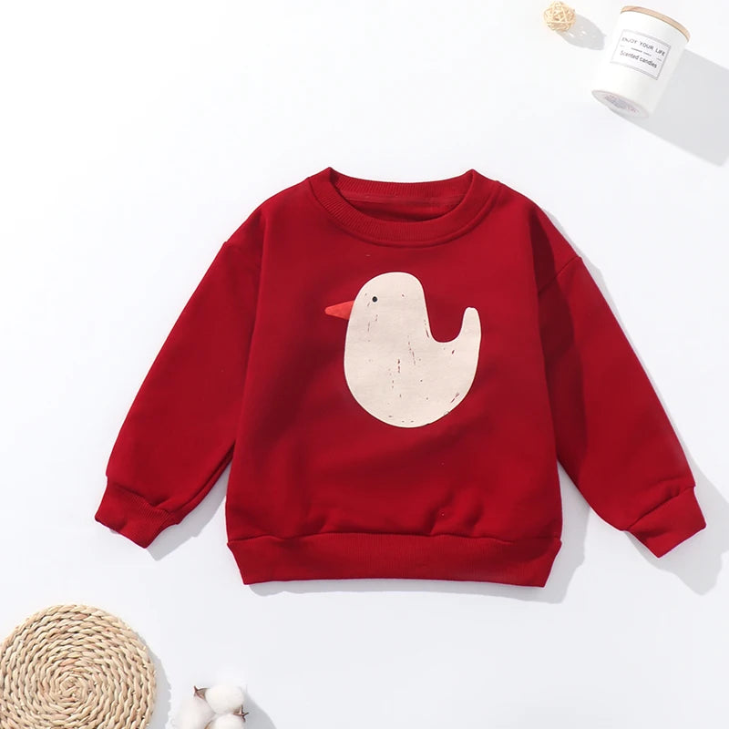 INS 2024 Korean Childrens Autumn Winter Clothes for Girls Boys Babi