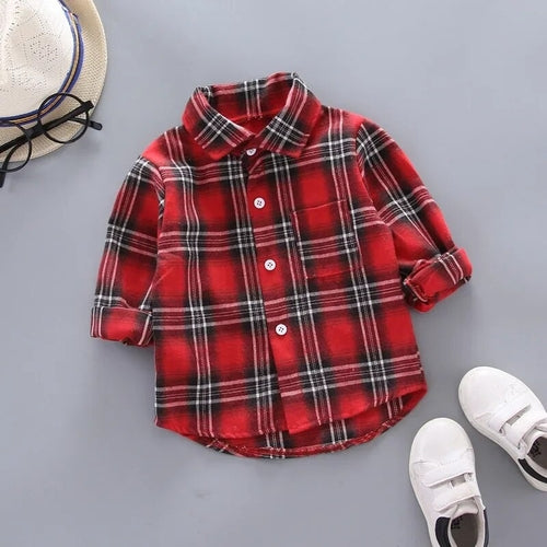 DIIMUU Spring Autumn Kids Baby Boys Cotton Clothes Shirt Toddler Girls