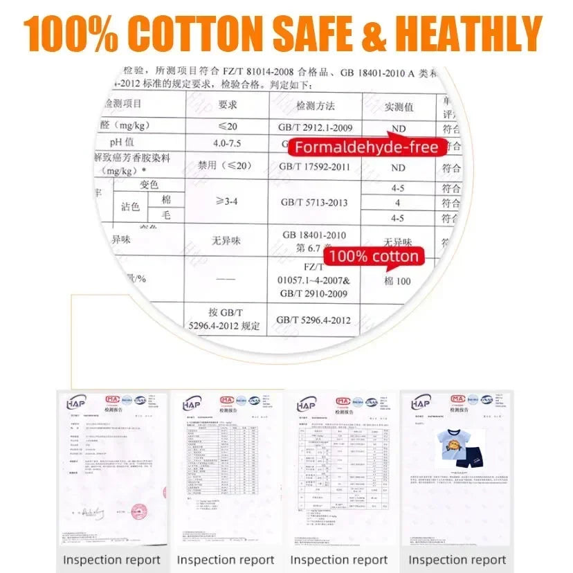 Kids Clothes Children's Sets Boys Girl T-shirt Shorts 2PCS Summer