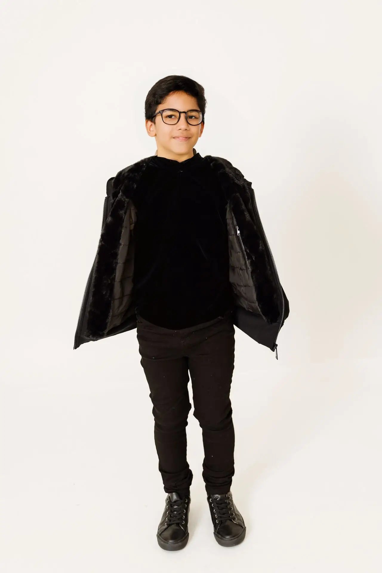 AP Winter Hoodie Children's sweatshirts two layer thicken teen boys