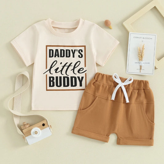 2024-02-01 Lioraitiin Toddler Baby Boy Summer Clothes Daddy s Little