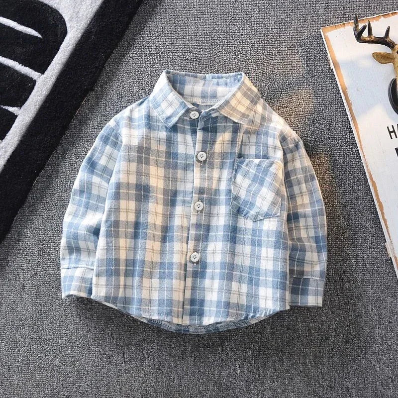 DIIMUU Spring Autumn Kids Baby Boys Cotton Clothes Shirt Toddler Girls