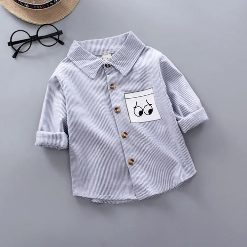 DIIMUU Spring Autumn Kids Baby Boys Cotton Clothes Shirt Toddler Girls