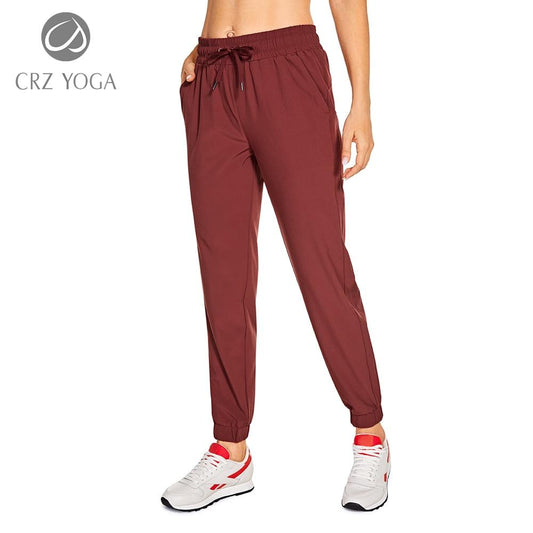 Women's Lightweight Joggers Pants With Pockets Drawstring Elastic