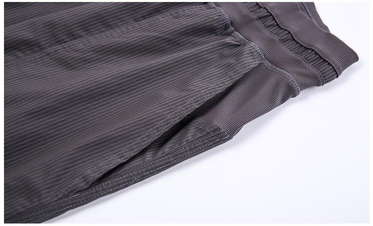 STRIPE Mid Waist Drawstring Sport Gym Joggers Women Loose Fit Fitness